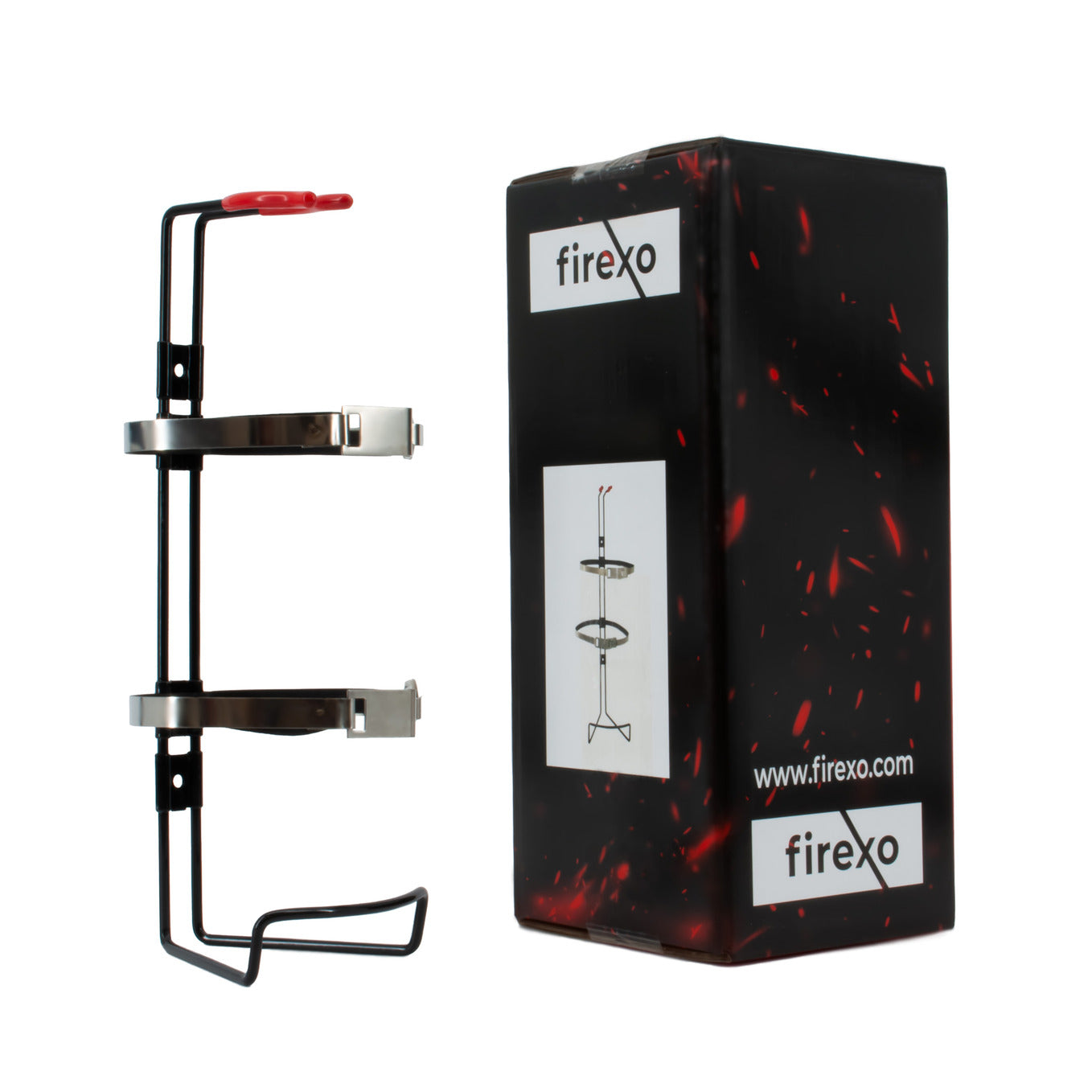 Firexo Halterung für RED 2L ALL FIRES Feuerlöscher 